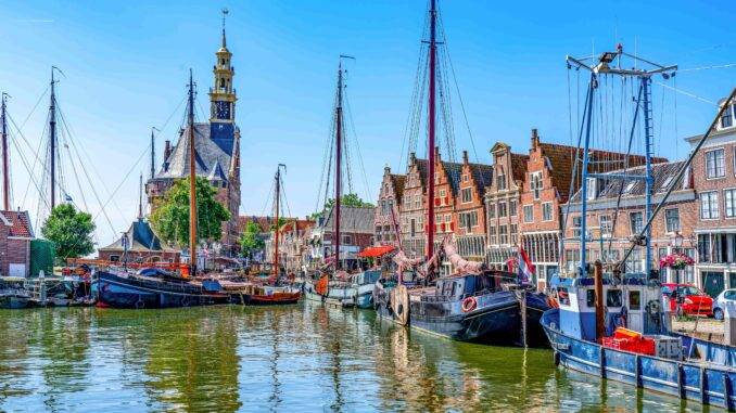 Historischer Hafen, Hoorn, Holland Historischer Hafen, Hoorn, Holland